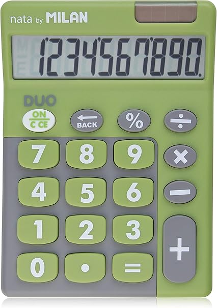 Amazon ミラン 10桁 電卓ビッグキー tdgrbl ライトグリーン 電卓 文房具 オフィス用品