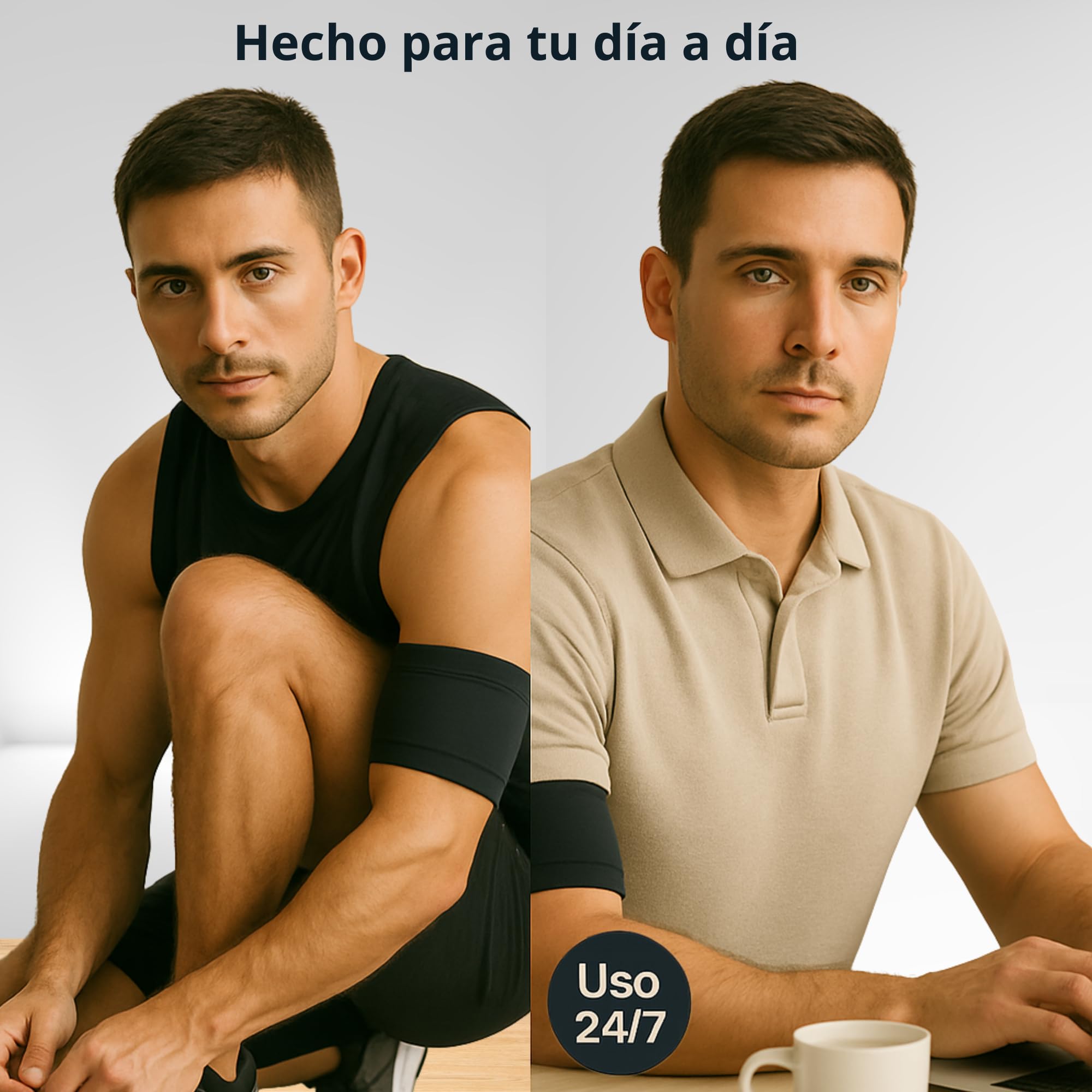 Craft & Care - Brazalete Protector para Sensor Freestyle Libre Brazalete Protector Anticaídas para Sensor Freestyle Libre – Libertad y Seguridad – 8 Tallas – Negro