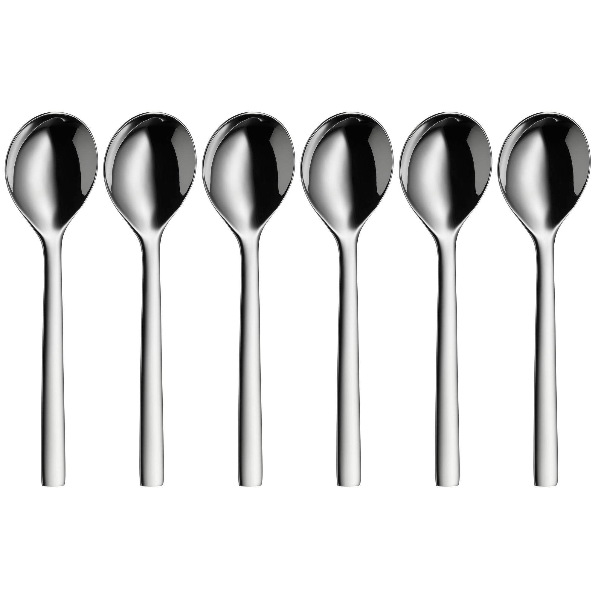 WMF Nuova Müslilöffel mit Gravur nach Wunsch Cromargan Edelstahl 16,5 cm Löffel
