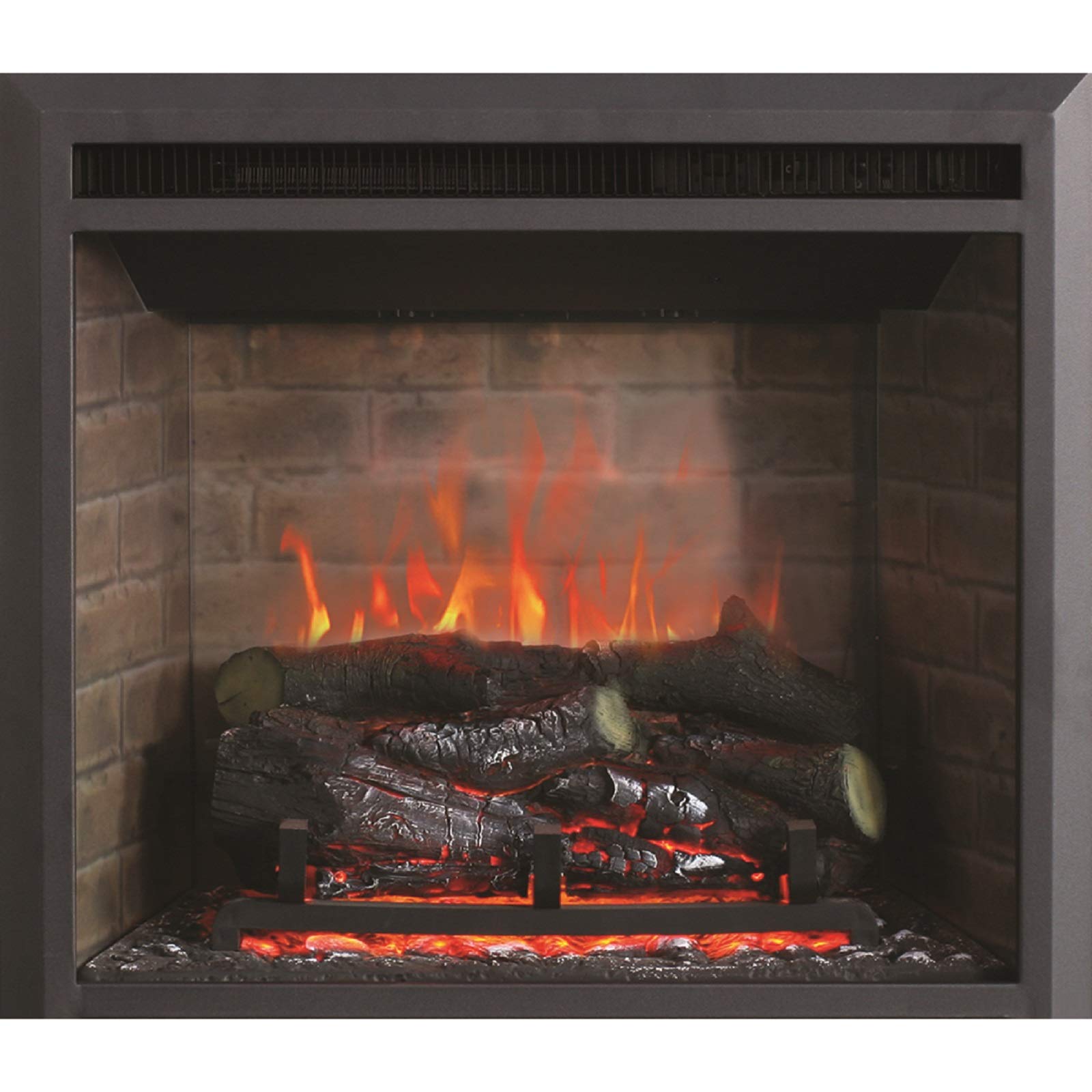 Amazon.com: RICHFLAME Gavin 23 Inches Electric Fireplace Insert with Log  Speaker, Designed for Stud, Wood Burning Opening, Cabinet u0026 Wood Mantel,  Remote Control, 750/1500W, Black : Home u0026 Kitchen