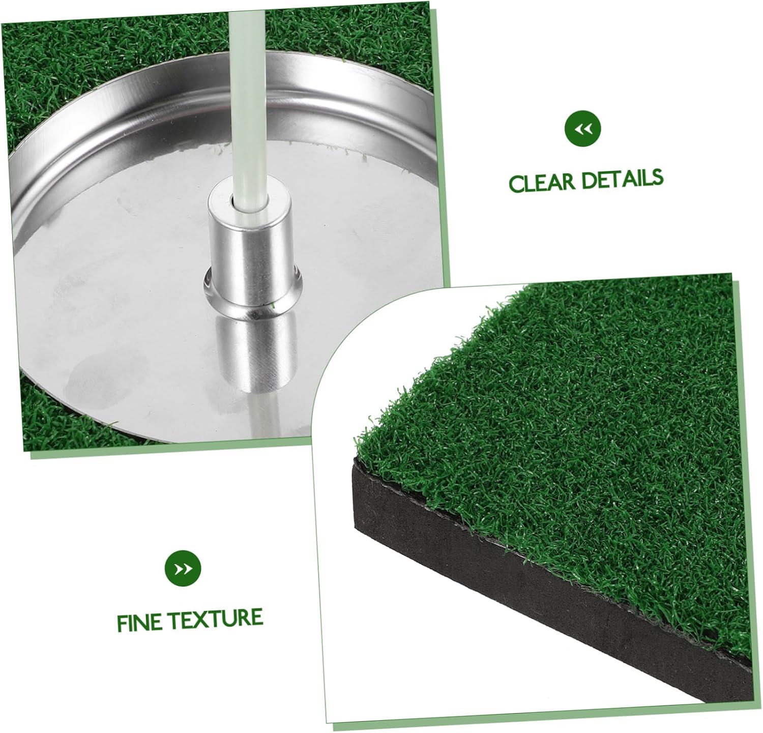 BESPORTBLE Golf Hole Cup Insert Training Tools for Golfers Portable Putting Aid Green