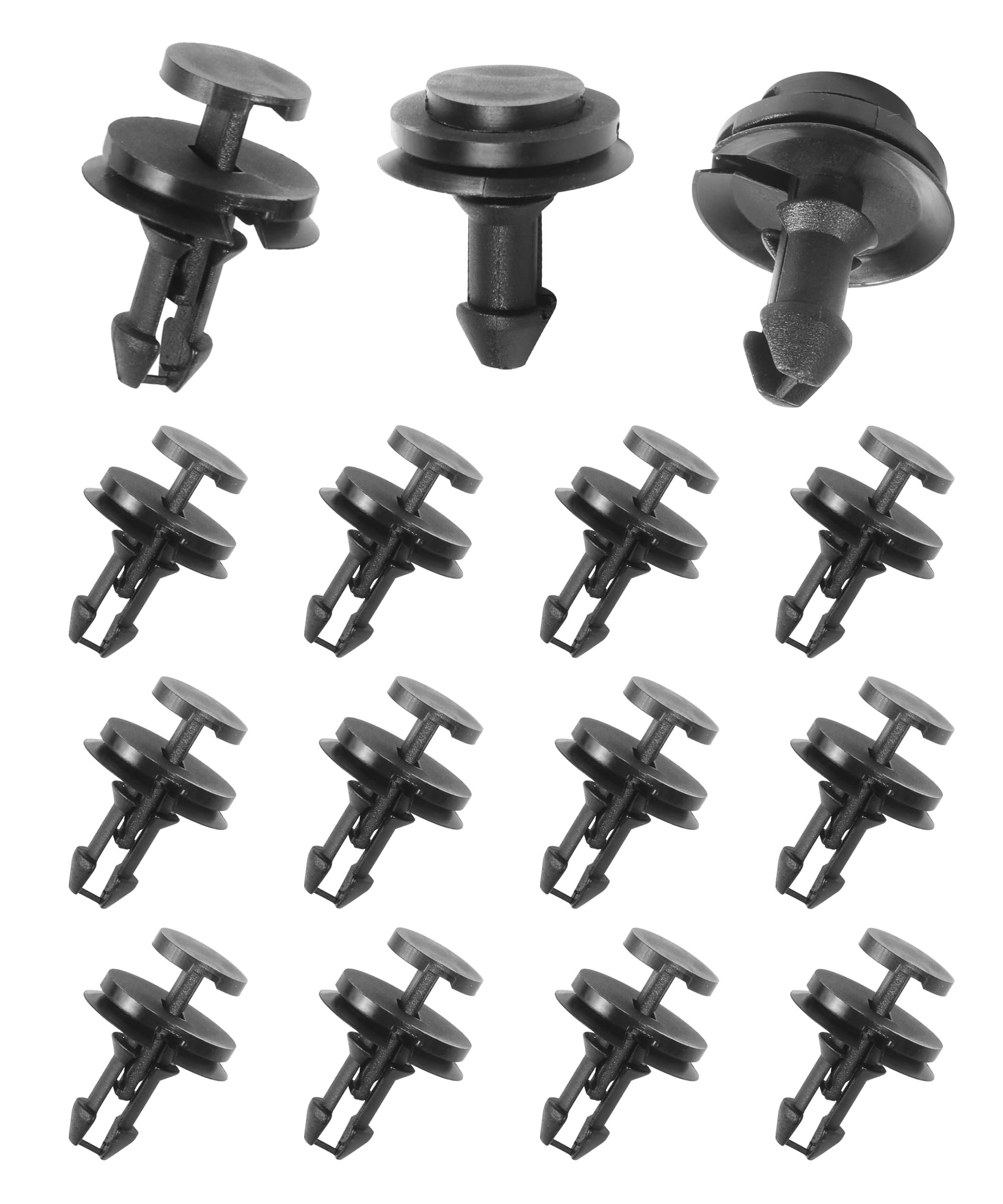 15 Sets Car Clips,Bumper Retainer Clips,Car Accessories Front Bumper Clips,Front Air Dam Deflector Retainer Clips Nut Grommets,Bumper Retainer Clips Replacement,Replace #15733971 15733970