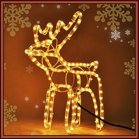 Amazon Sea The Stars イルミネーション モチーフライト トナカイ チューブライト 電飾 クリスマスモチーフ クリスマス トナカイ 小 ライト おもちゃ Amazon Sea The Stars イルミネーション モチーフライト トナカイ チューブライト 電飾 クリスマスモチーフ クリスマス トナカイ 小 ライト おもちゃ
