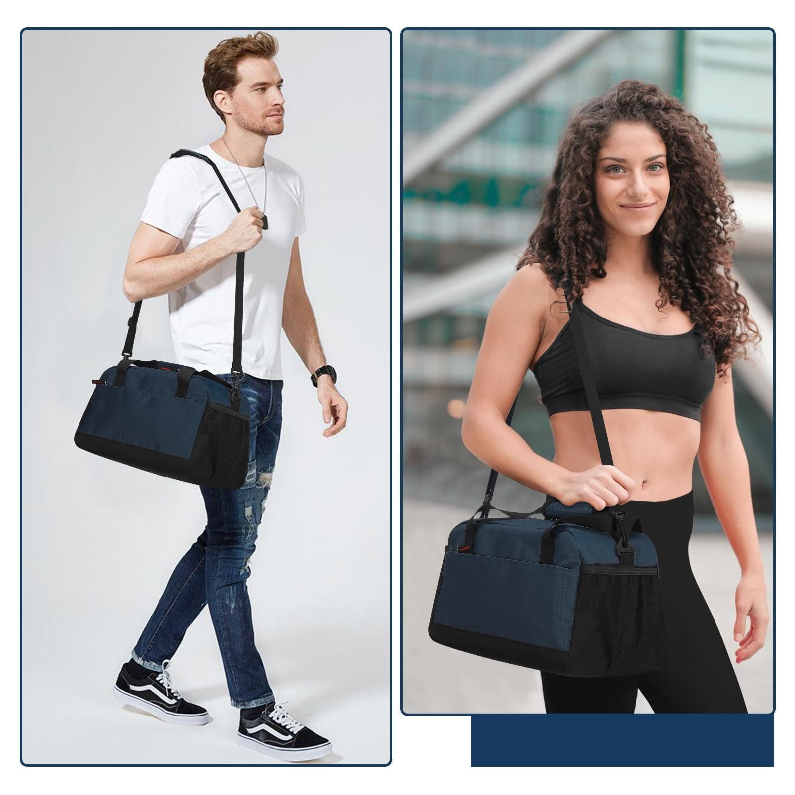 Petit Sac de Sport avec Poche Humide