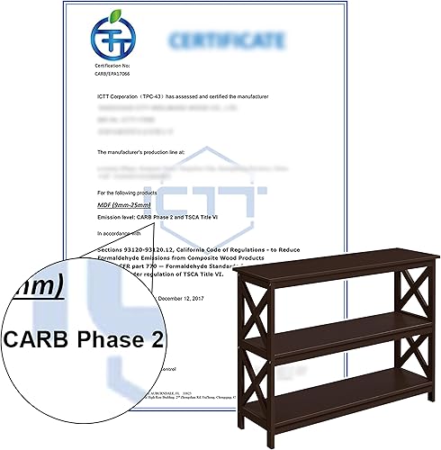 Miniatura 9 de Yaheetech Television Stands & Entertainment Centers with 3 Tier Storage Shelf TV Stand for Living Room, Espresso Espresso,Negro -,Gris,Blanco