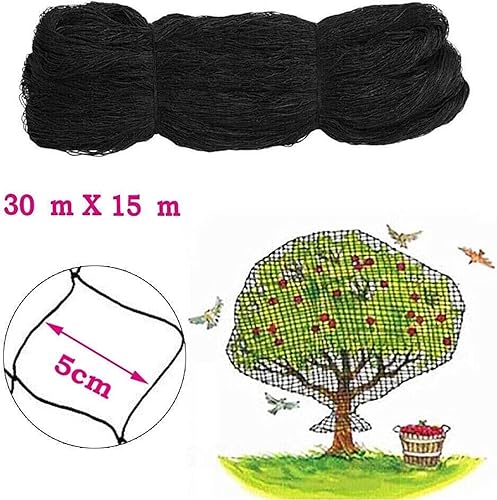 Miniatura 6 de PUCHEN Red de jardín de 50 x 100 pies para jardín, red de pájaros resistente con tamaño de malla cuadrada para gallinero, valla de ciervos para aves