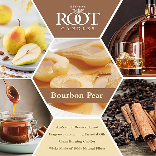 Miniatura 6 de Velas votivas perfumadas de otoño, mezcla de cera de abeja, hechas a mano, votivas de 20 horas, paquete de 18, bosques