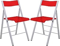 Vista 10 de LeisureMod Silla plegable transparente – Silla plegable de plástico ligera para uso en interiores y exteriores, no requiere montaje, ideal