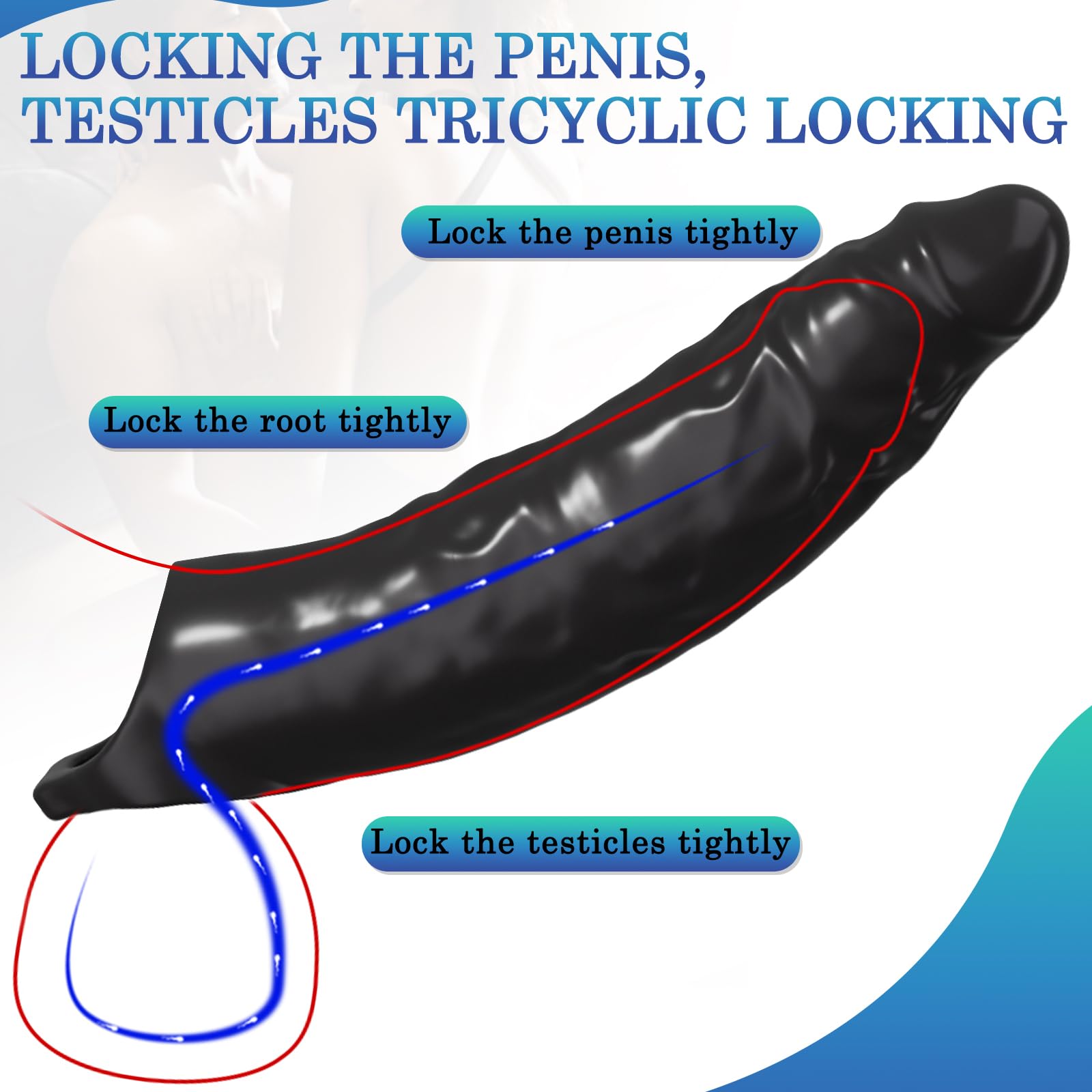 BDSMYEE grer Penishlle XXL,28 CM Penis Sleeve Penismanschetten fr  Penisverlngerung 5 CM,Penis Hlle mit Massagepartikel fr Big Penis  erotisches Sexspielzeug fr beide zusammen (Schwarz) : Amazon.de: Drogerie  & Krperpflege