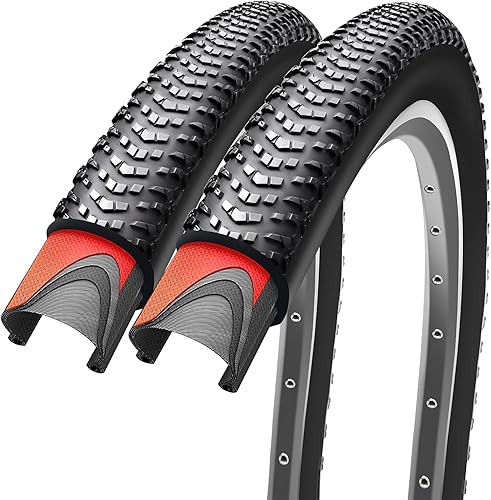 2627.529 x 2.10 pulgadas, par de neumáticos de bicicleta de montaña, 60 TPI plegables Kevlar de alta calidad, paquete de 2