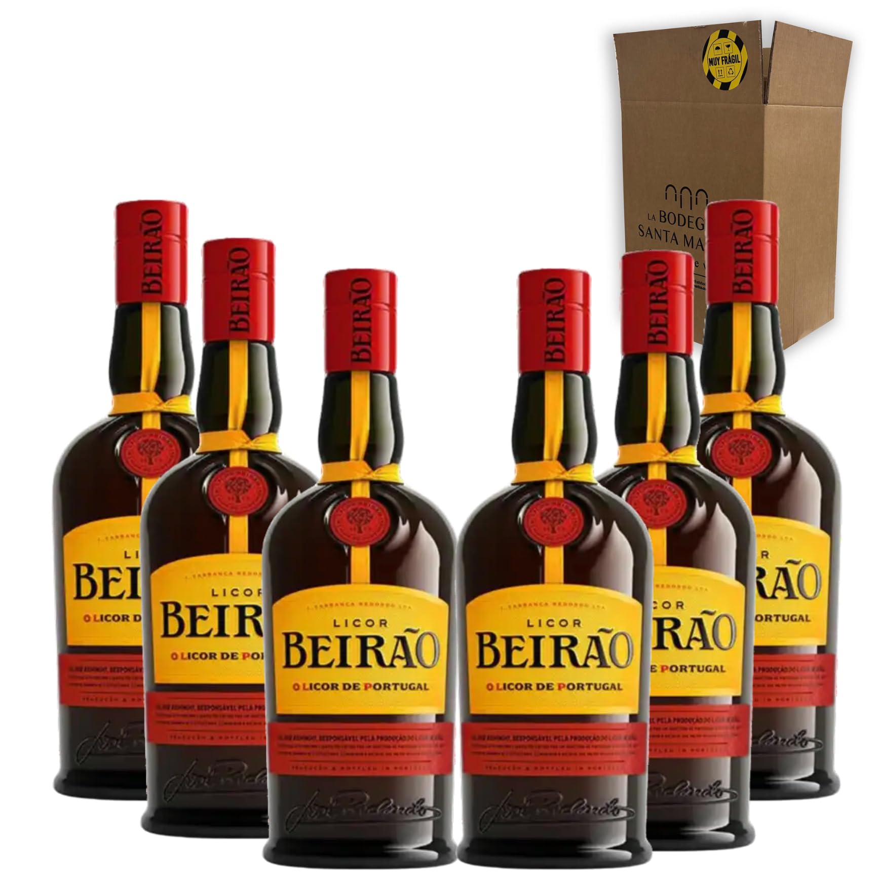Licor Beirao - Celebra los momentos especiales con el licor perfecto Pack 6-1 Litro
