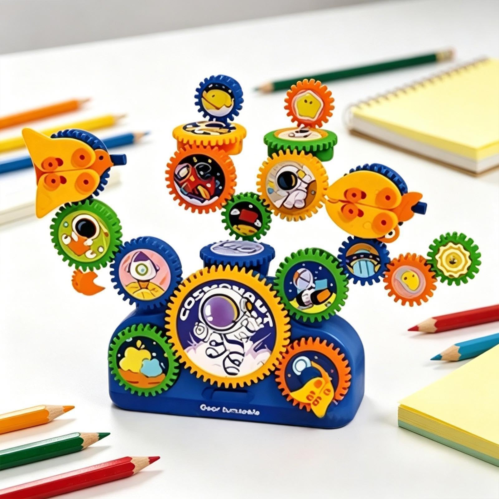 Da Costruzione A Ingranaggi Elettrici Set Di Apprendimento Educativo | Kit Di Costruzione Per Bambini E Bambine Per Divertirsi In Casa, Interni, Camera Da , Soggiorno, Giardi