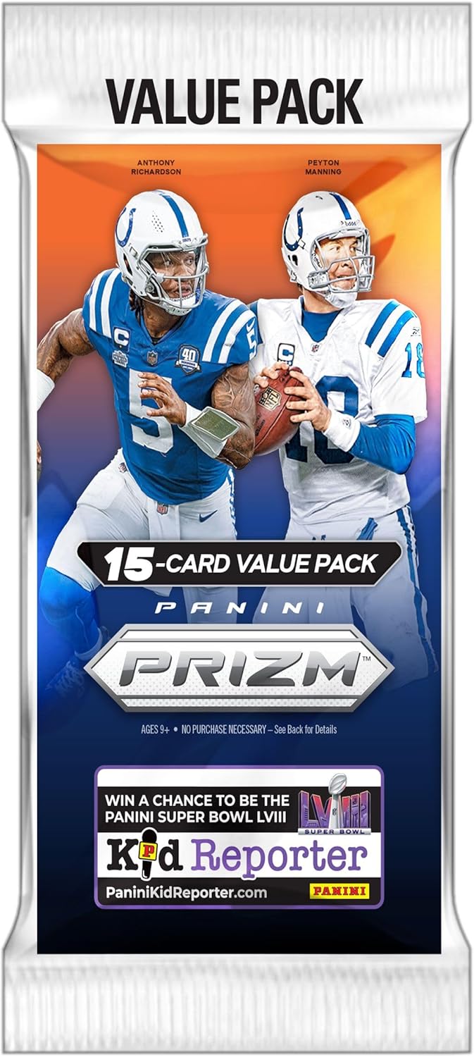 2023 Panini Prizm Football Pack Box Value Pack