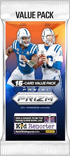 Paquete de grasa de fútbol Panini Prizm 2023 Paquete de grasa de fútbol Panini Prizm 2023