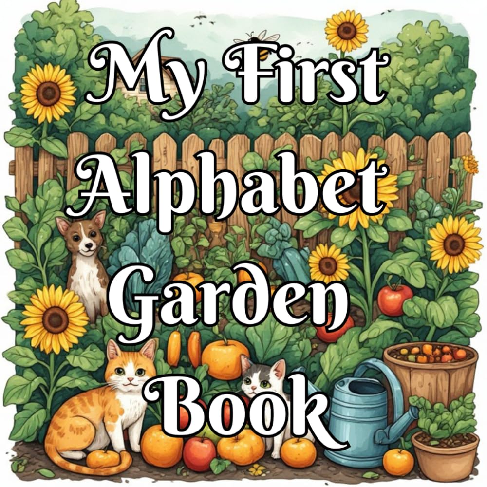 My First Alphabet Garden Book: A to Z Early Learning Workbook for Toddlers & Preschoolers – Alphabet, Numbers, Colors, Shapes & Fun Coloring Pages for ... (My First Alphabet Garden Learning Series)