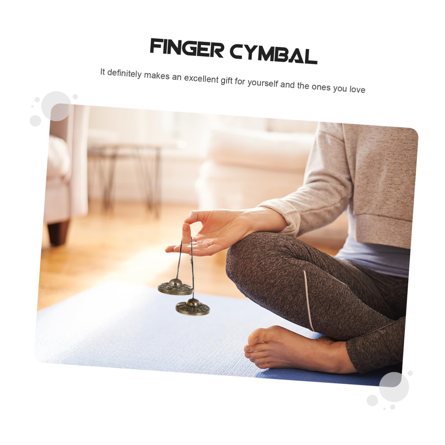 Tibetische Zimbelle aus Reinem Kupfer Becken für Meditation und Yoga Handgefertigt Kleiner Klanginstrument für Klangheilung und Achtsamkeitsübungen
