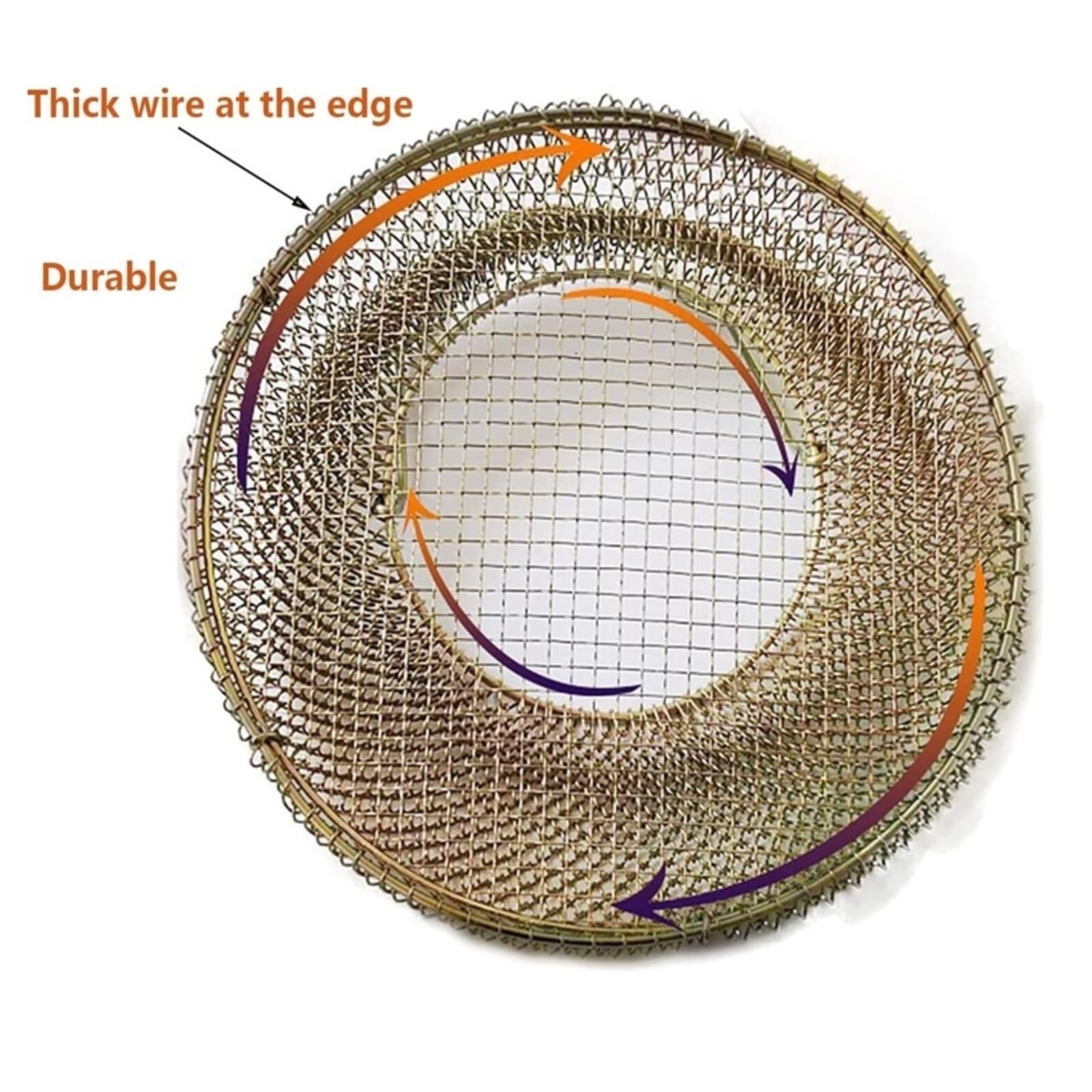 Cesta Recogedora Huevos Cesta Recogedora De Huevos, Plegable Para, Almacenamiento, Cestas Frutas Con Asa Decoración Cocina(Sliver)