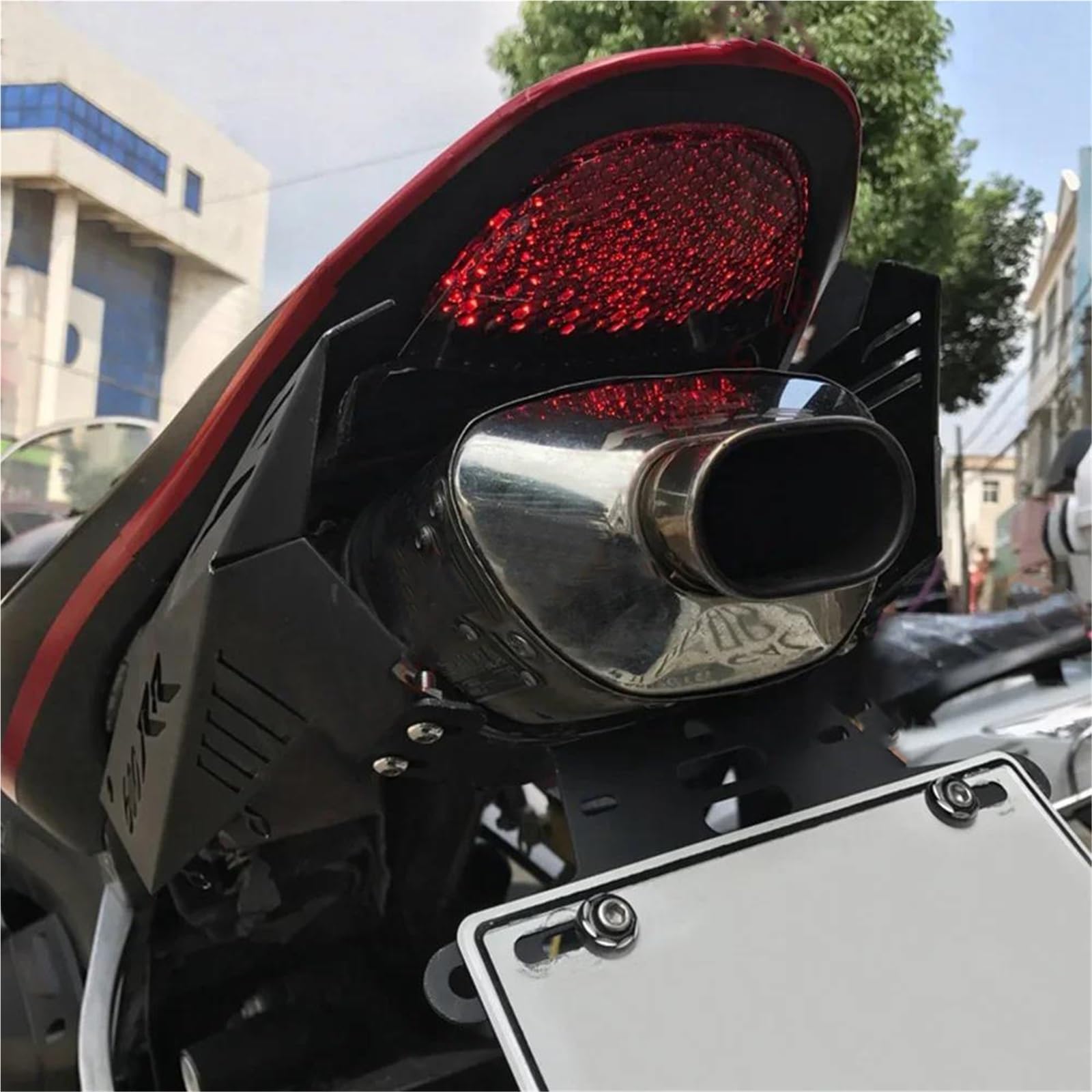 Pièce de Moto Support De Plaque D'immatriculation pour Moto pour H-Onda CBR600RR CBR 600 RR 2007 2008 2009 2010 2011 2012