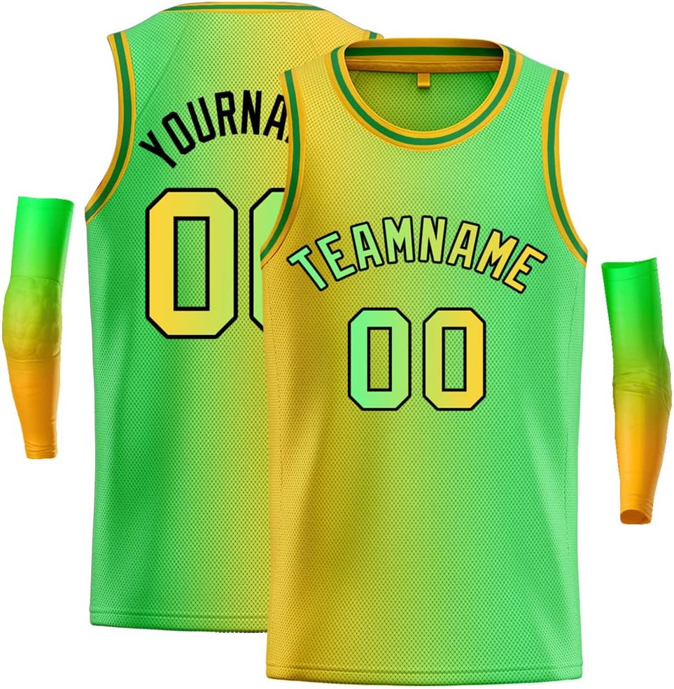 Custom Basketball Jersey Personalized Stitched & Printed Letters Number, Sports Jerseys for Men/Boy