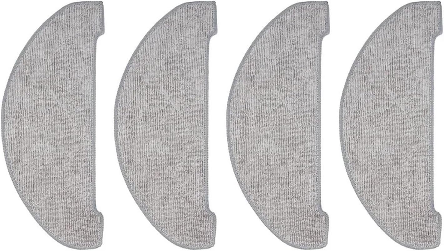 4 Pack Mopping Cloth Kit Replacement Compatible with Vexilar W9 Robot Vacuum Cleaner Accessories