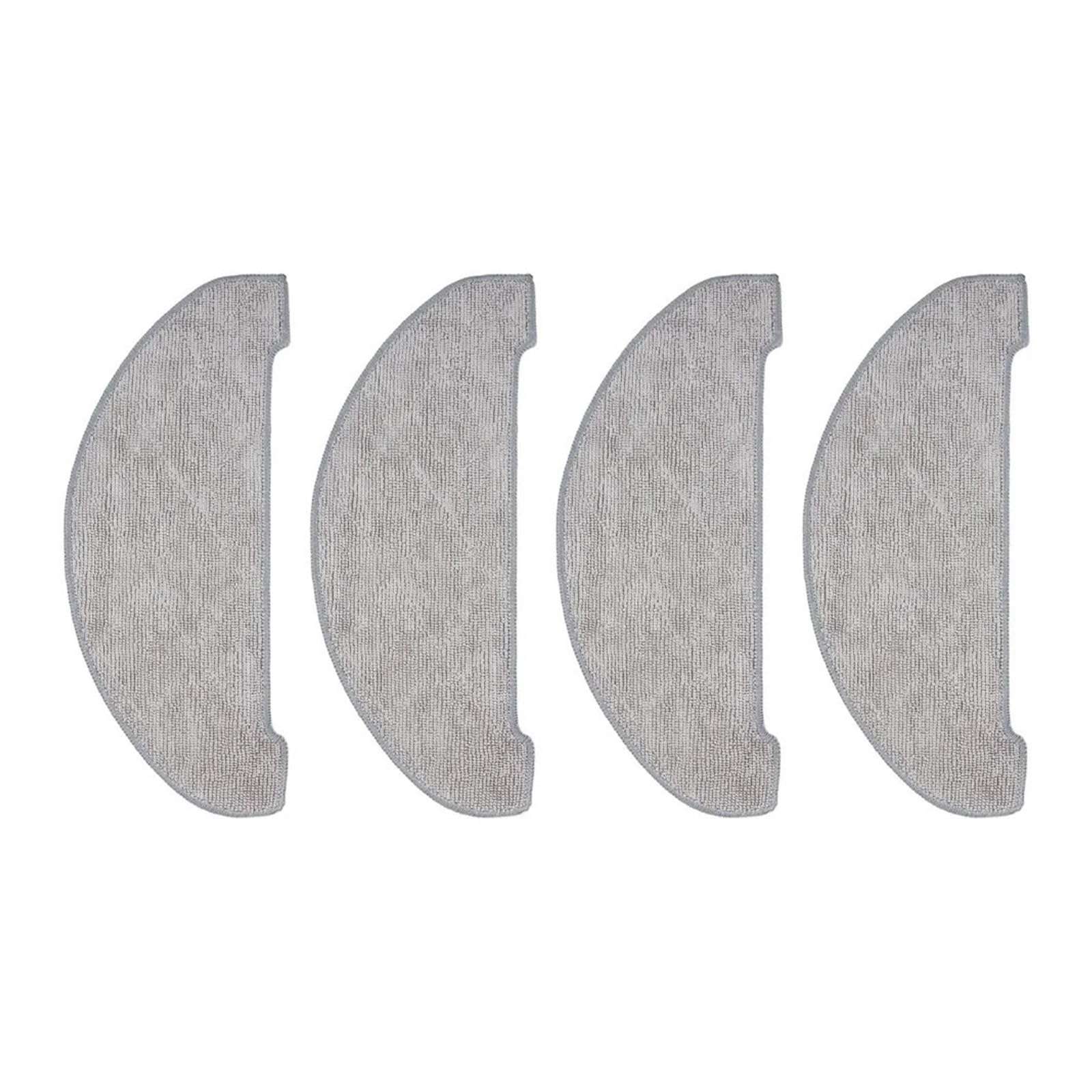 4 Pack Mopping Cloth Kit Replacement Compatible with Vexilar W9 Robot Vacuum Cleaner Accessories