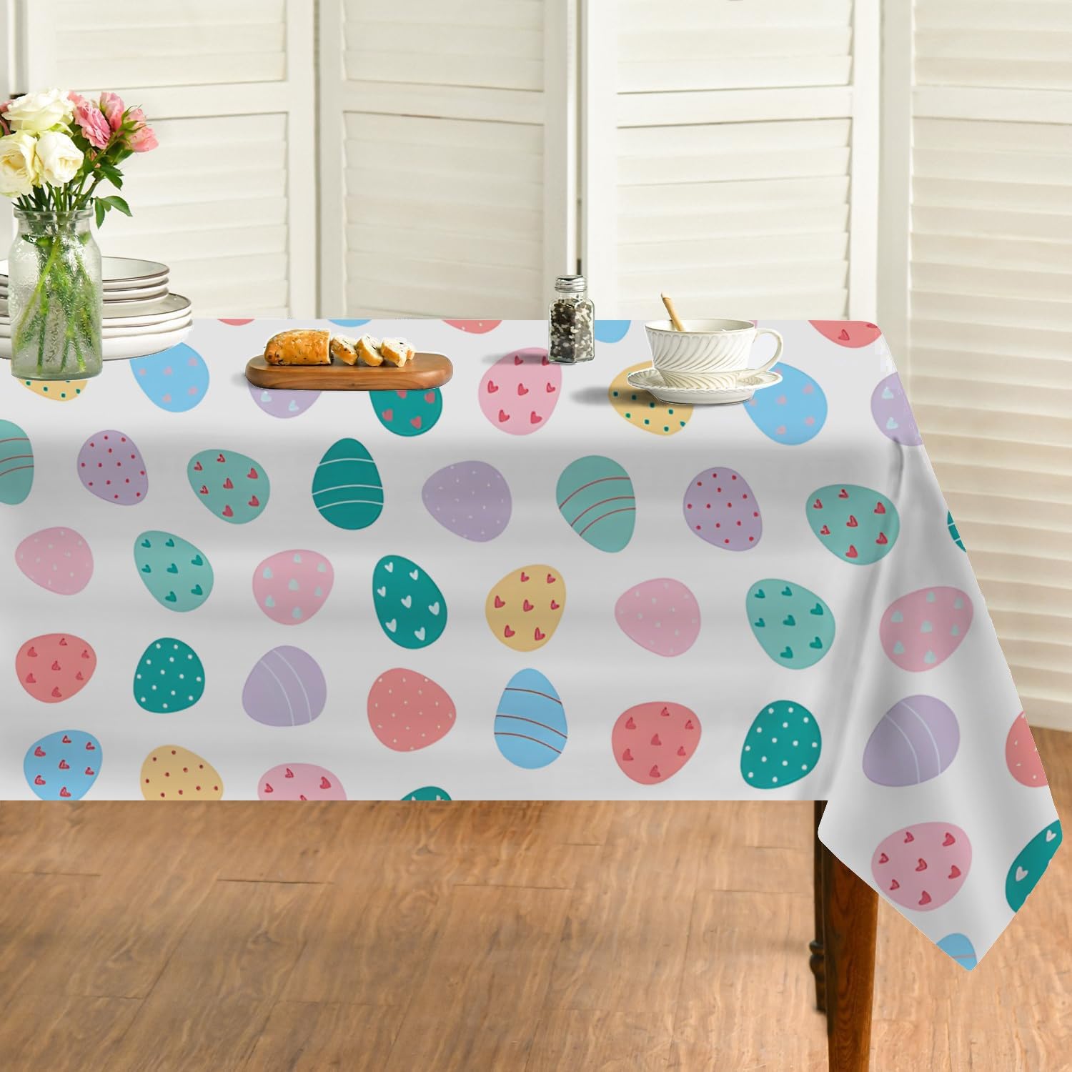Nappe de table pour mariage et conférences blanche 130x220 cm festive A207