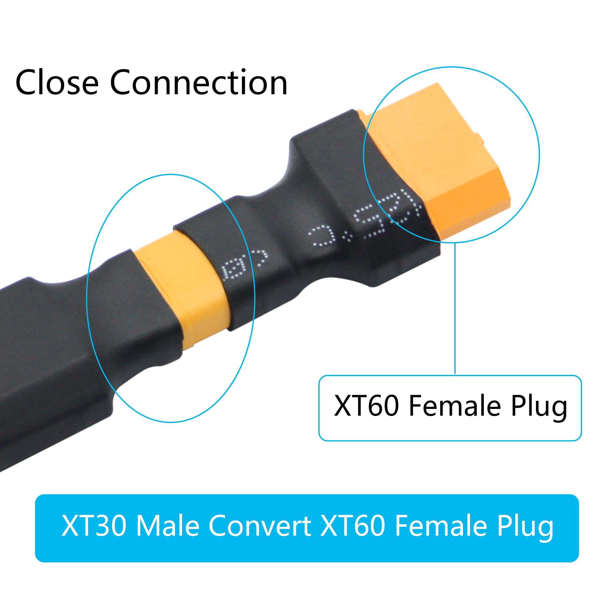 Câble 12g Pour Modélisme XIASABA Câble JST Y 2 Pièces – Connecteurs Femelles, 15 Cm, Pour 4 ESC De Voiture RC, Léger 12g