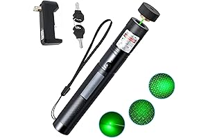 Puntero azul táctico militar GSYW de alta potencia, luz LED recargable con...