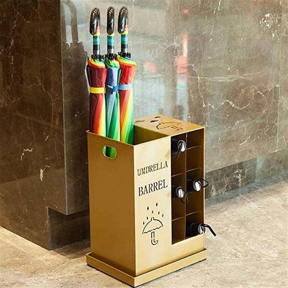Metal Umbrella Stand Heavy Duty Organizer for Entrance Corridor, Commercial Grade, Durable Design for Front Door Use