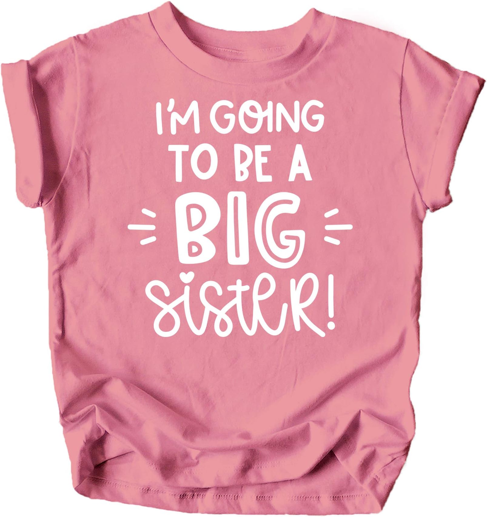 Olive Loves AppleBig Sister New Baby Reveal I'm Going to Be A Big Sister New Sibling Announcement T-Shirts and Raglans