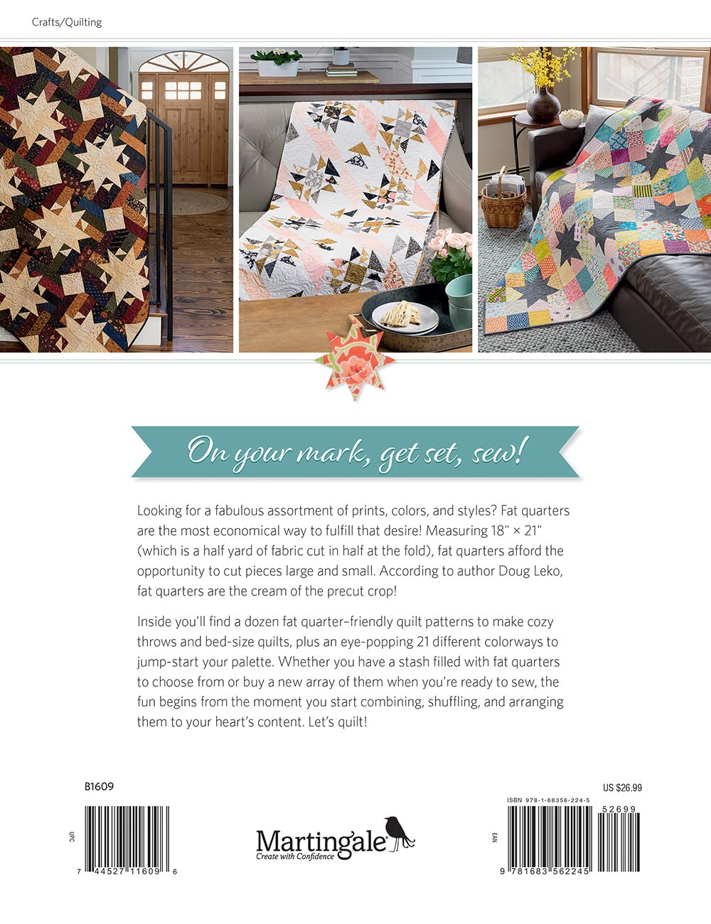 Stashtastic 2: 12 More Patterns for Fat-Quarter Quilts
