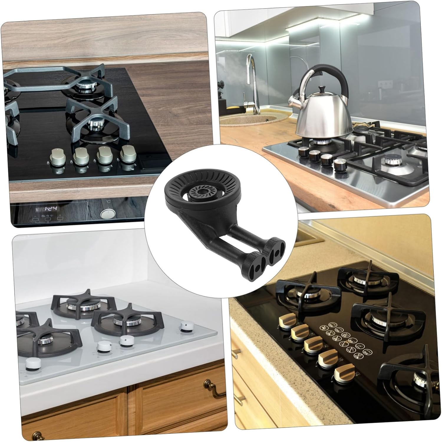 Cast Iron Stove Top Replacement Head Noodle Board Gas Burner Cap for Propane Burner Heads