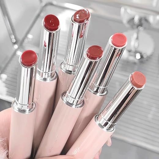 Gege Bear Moisturizing Solid Lip Gloss | High-Pigment Gloss Stick with Glossy Finish | Luxury Glossy Lipstick with Rich Co...