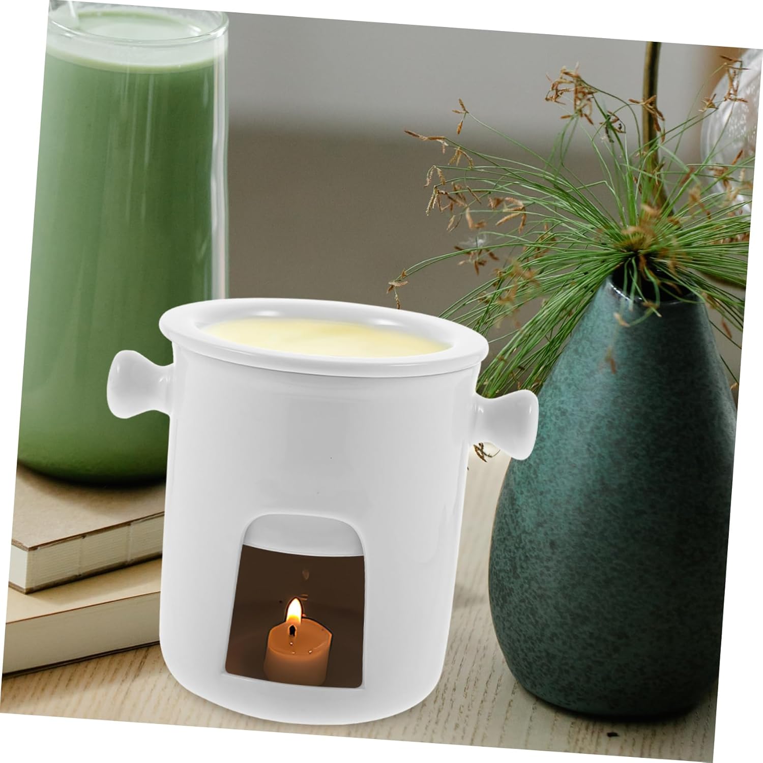 Chocolate Melting Oven for Chocolate Cups Fondue Mug Cheese Fondue Easy to Clean Portable Kitchen Accessory