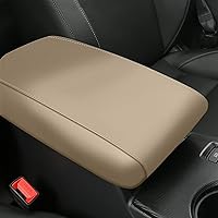 Vista 9 de AOMSAZTO Funda para Reposabrazos para Honda Civic 2006-2011 Negro con Costuras Rojas