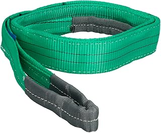 WOLFPACK LINEA PROFESIONAL Eslinga plana de banda dupla 2.000 kg. Fator de segurança 7:1, comprimento: 2 metros largura 6 cm. 100% poliéster. Verde