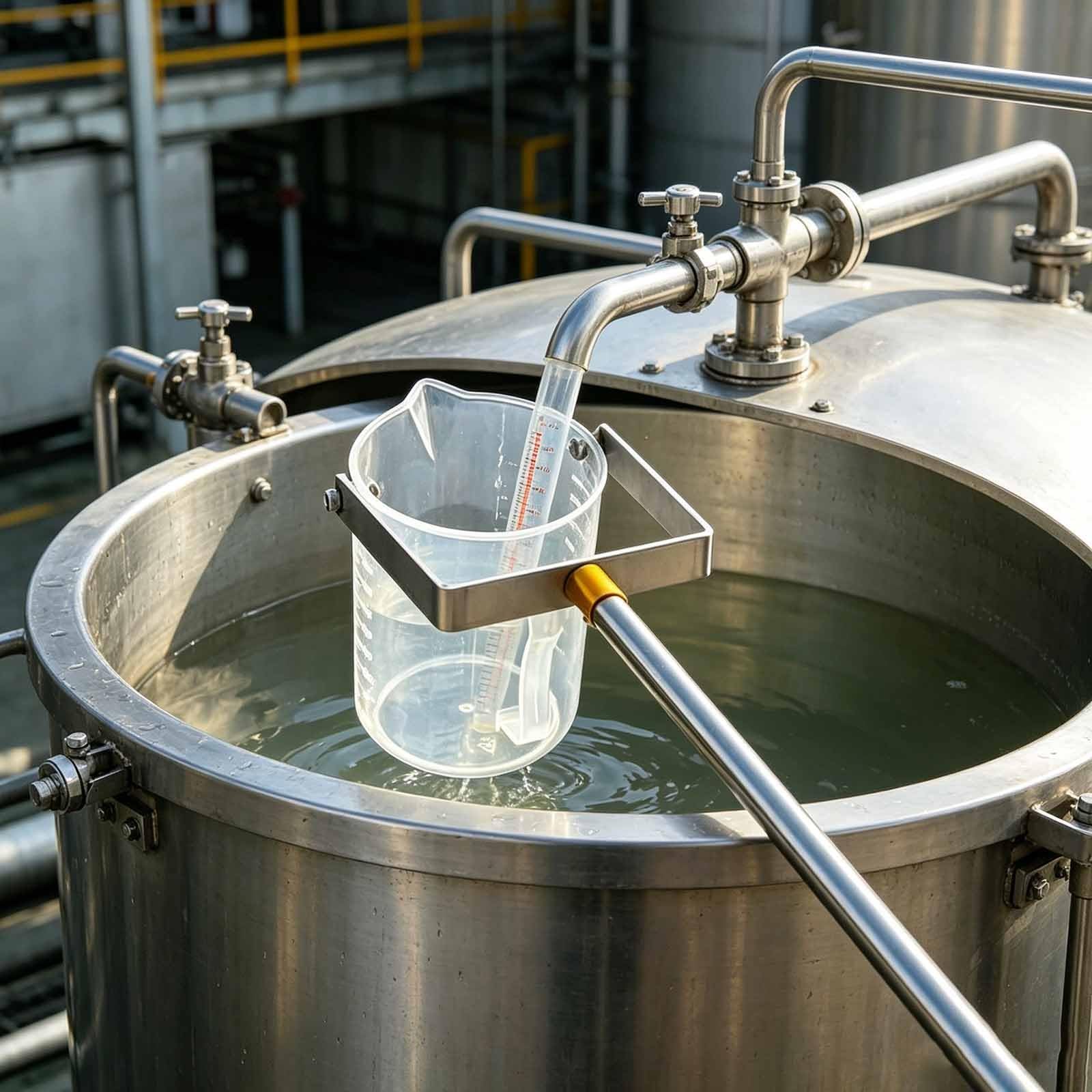 Wasserprobenahme-Löffel Mit Langem Griff, Teleskopisch, Wasserproben-Sammelstange Aus Edelstahl Mit Messbecher 500/1000 Ml, Reservoir/Teich(P500ML,60-150cm/2-4.9ft)