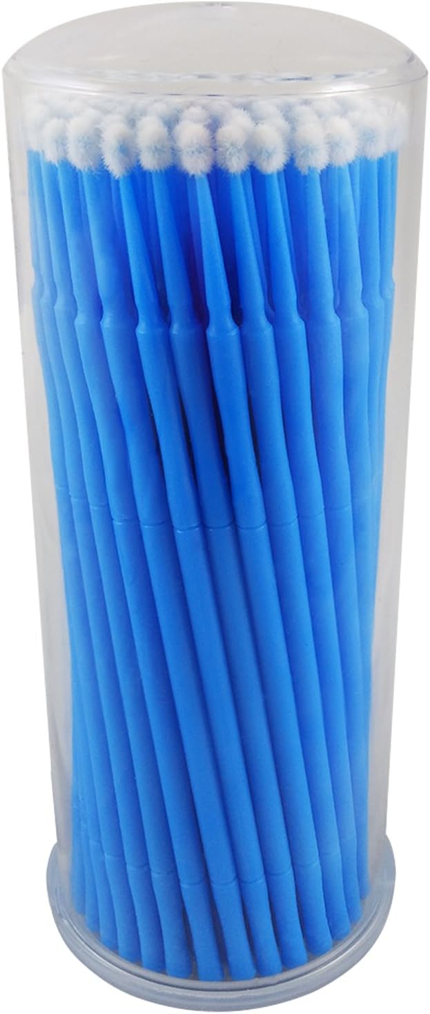 ATLIN Touch Up Paint Brushes, 100 Pack of 2.5mm Disposable Micro Applicators for Automotive Paint Chip Repair