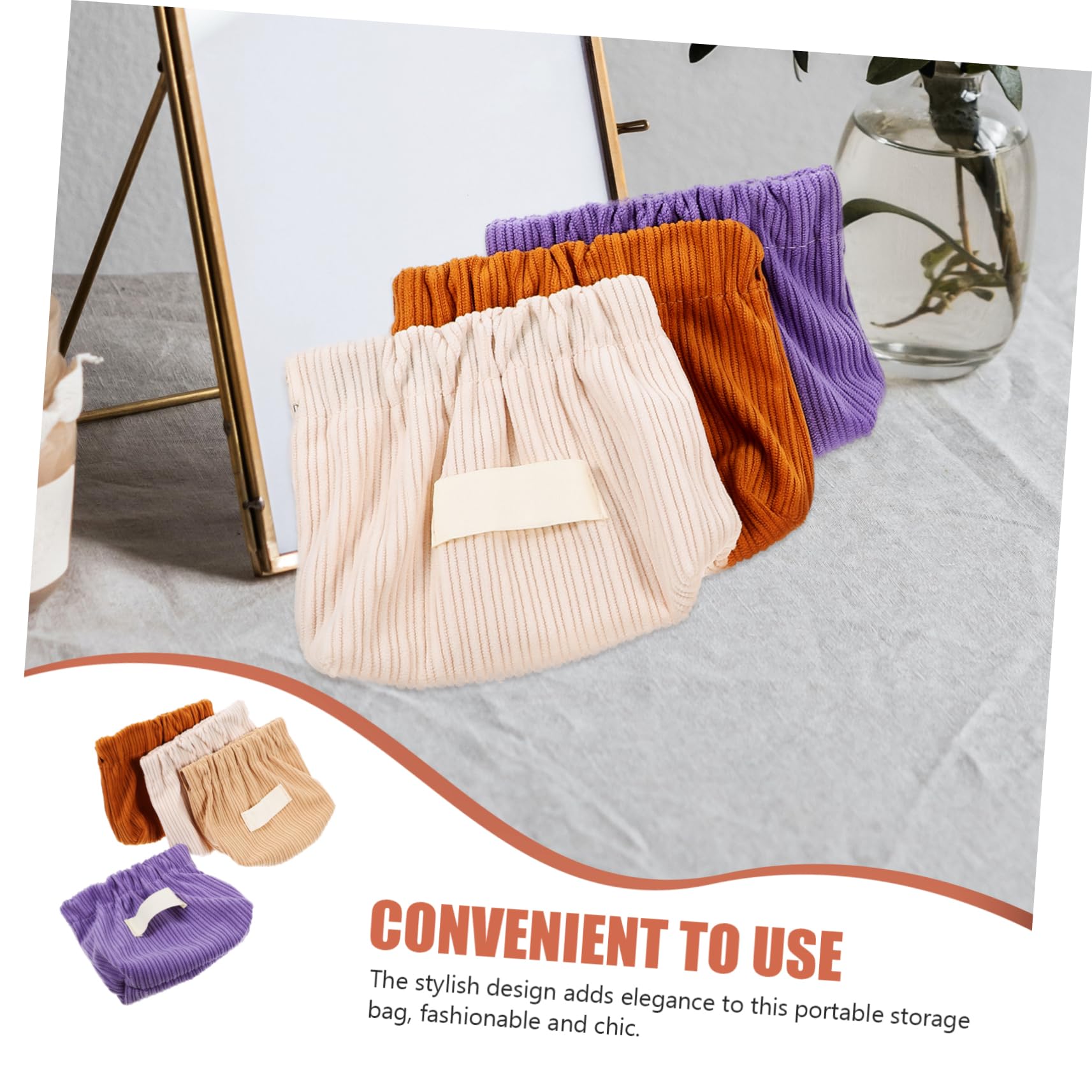FOMIYES 12 Pz Trousse Per Rossetto Borsa Per Cosmetici Borse Cosmetiche Custodia Portatile Borse Per Il Trucco Astuccio Per Cosmetici a Coste All'aperto Mancare Borsa Da Viaggio