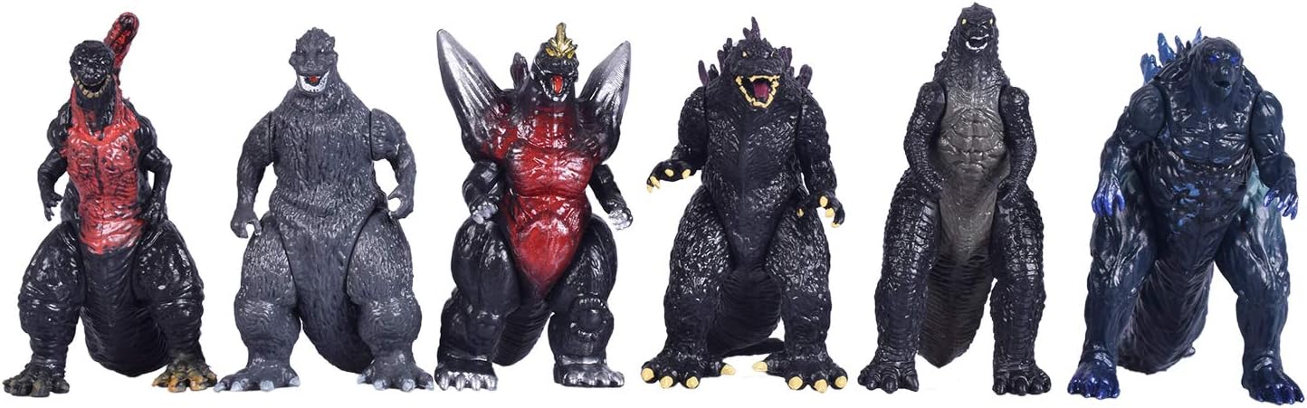 Max Fun 6pcs Mini Dinosaur with Movable Joint Playsets Toys Action Figures Kids Gift