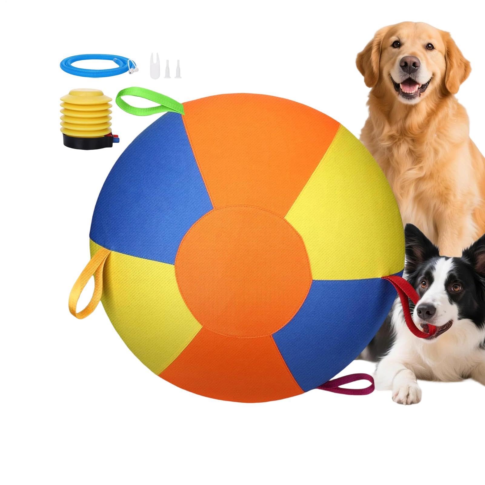 Dog Herding Ball - Inflatable Puppy Playing - Giant Dog Toy Ball - for Pet Parents Backyard Lawn Garden Farm Park Apartment Home Office Living Room Bedroom Study