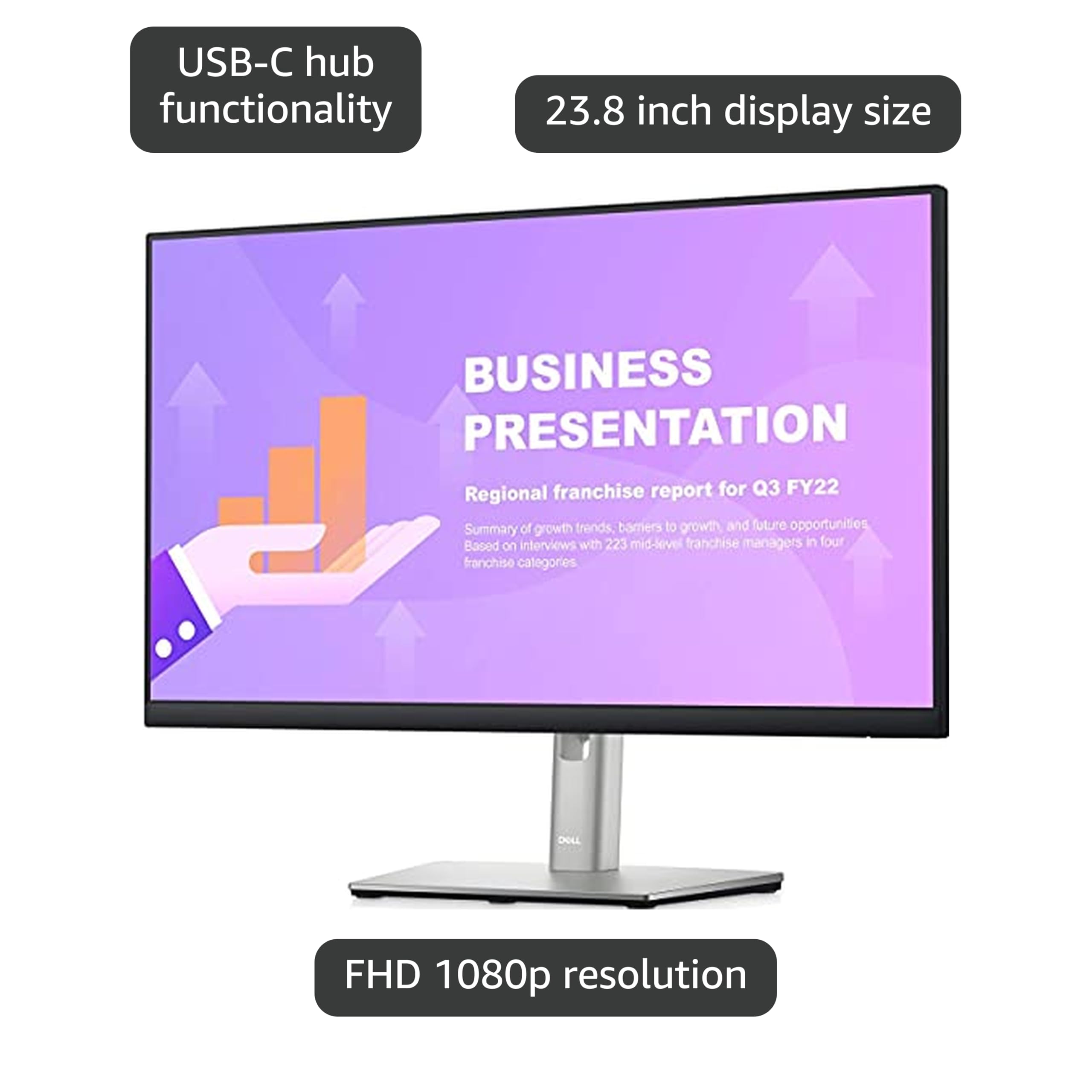 Dell P2422HE 23.8インチモニター Amazon | Dell Technologies P2422HE プロフェッショナルシリーズ 23.8