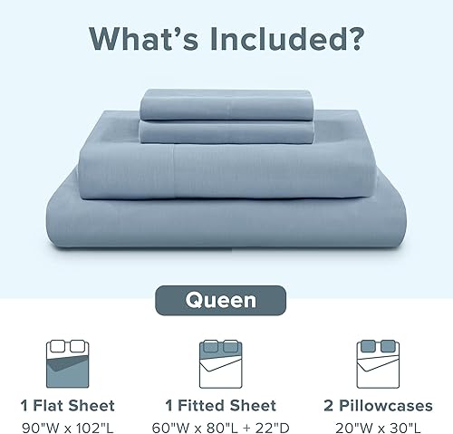 Vista 101 de Comfort Spaces - Sábanas con fundas de almohada Gris diamante