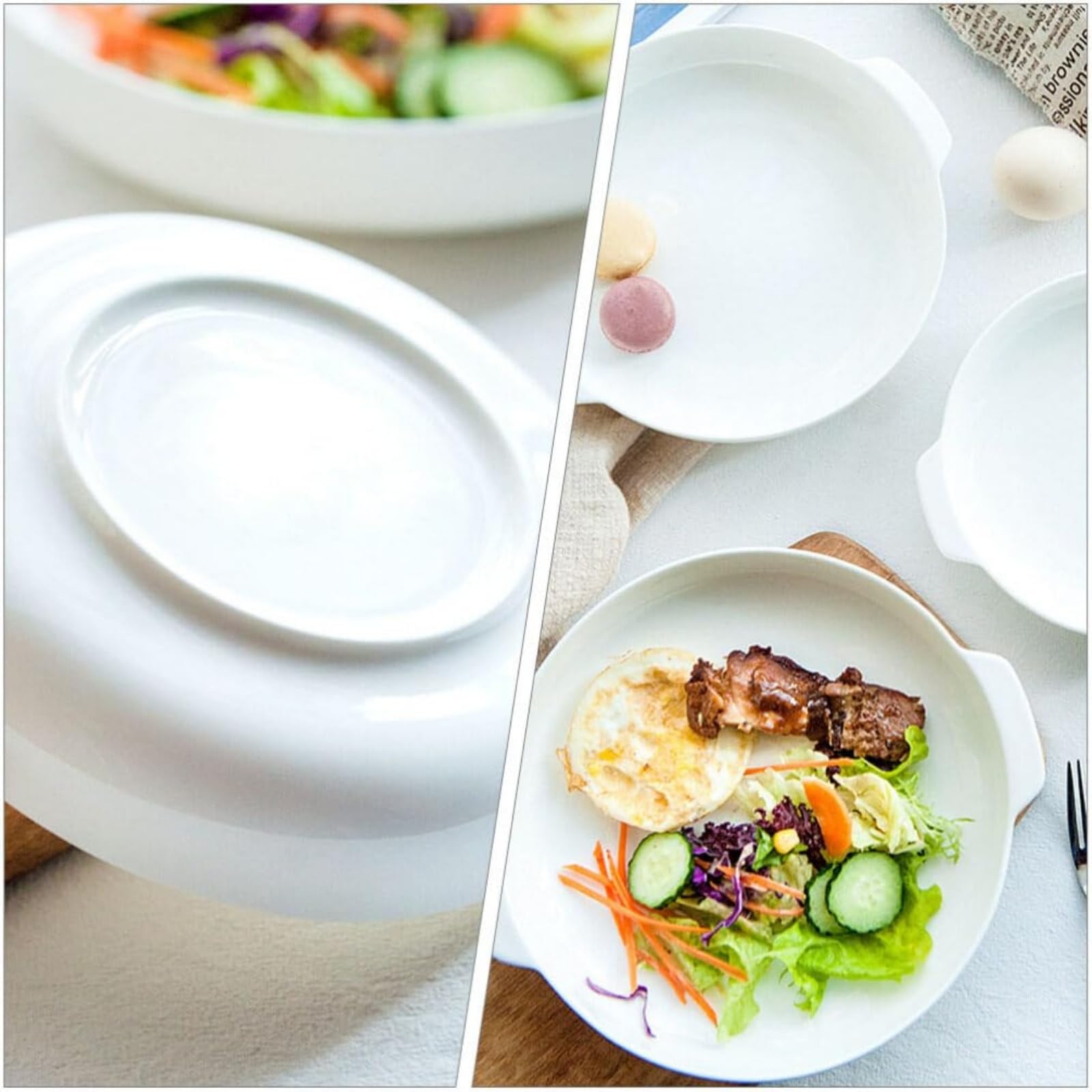 Teglia Da Forno Rotonda In Porcellana 20cm - Per Torte E Pizza - Foto 13