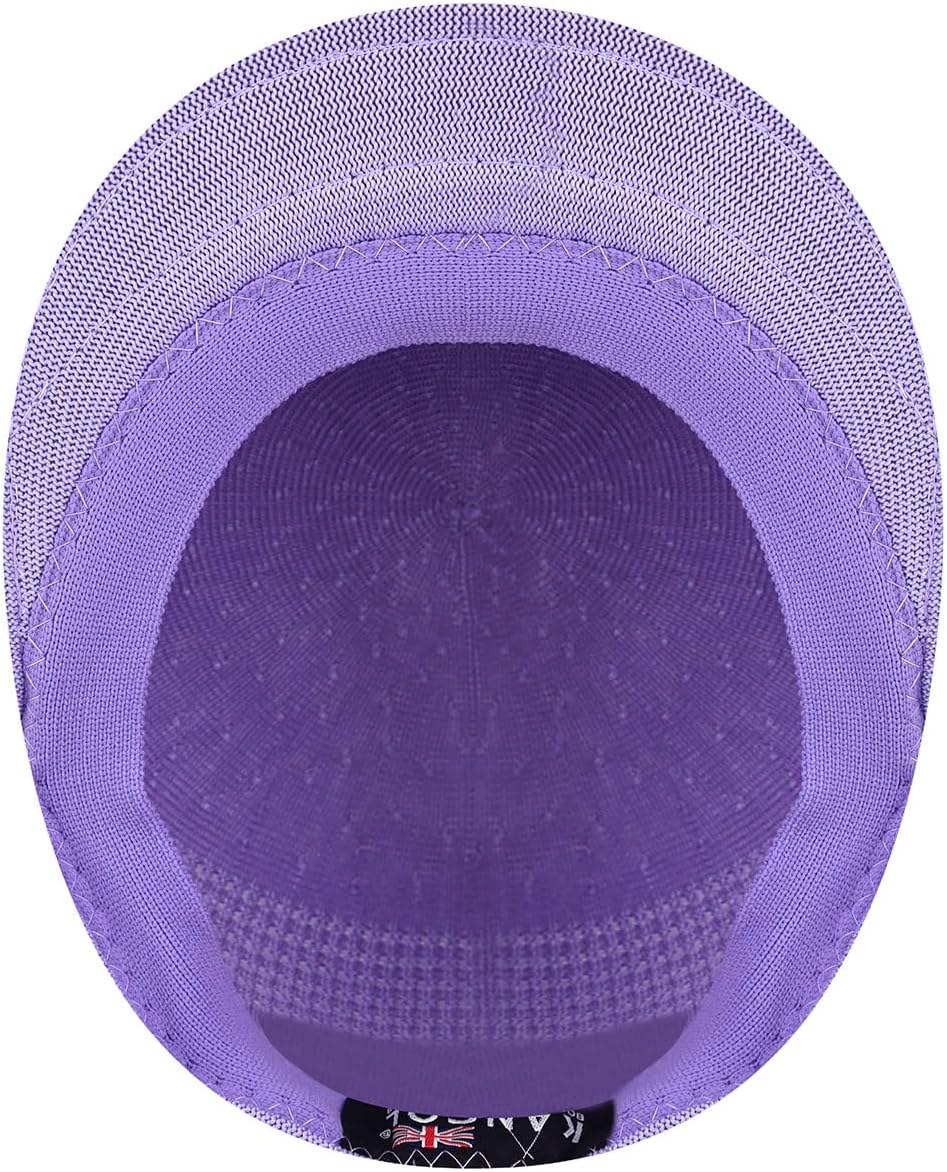 Kangol Tropic 504 Ventair Ivy Cap for Men and Women, Large, Digital Lavender