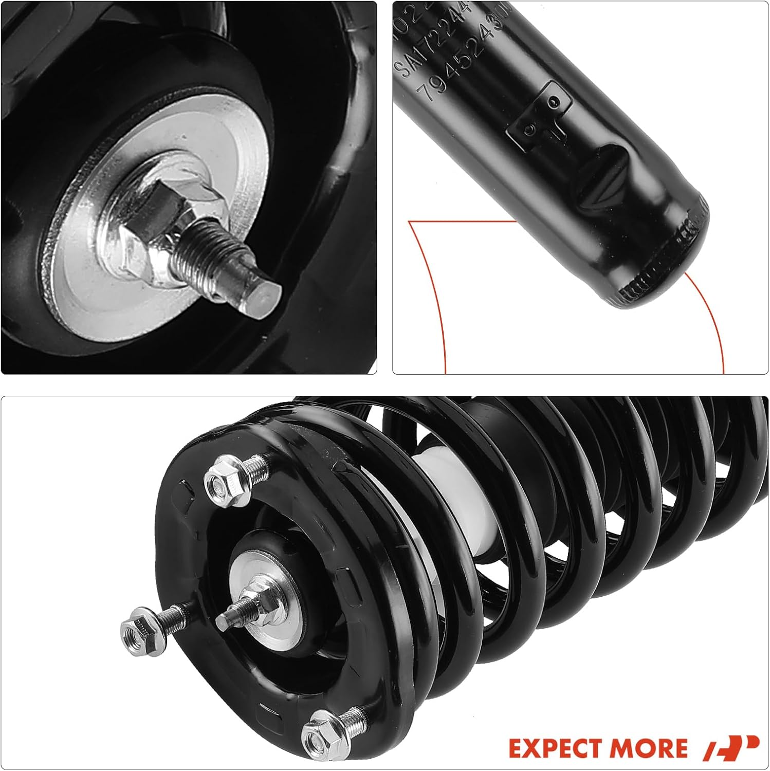 A-Premium Front Complete Strut & Coil Spring Assembly Compatible with Kia Amanti 2004 2005 2006, 2-PC Set