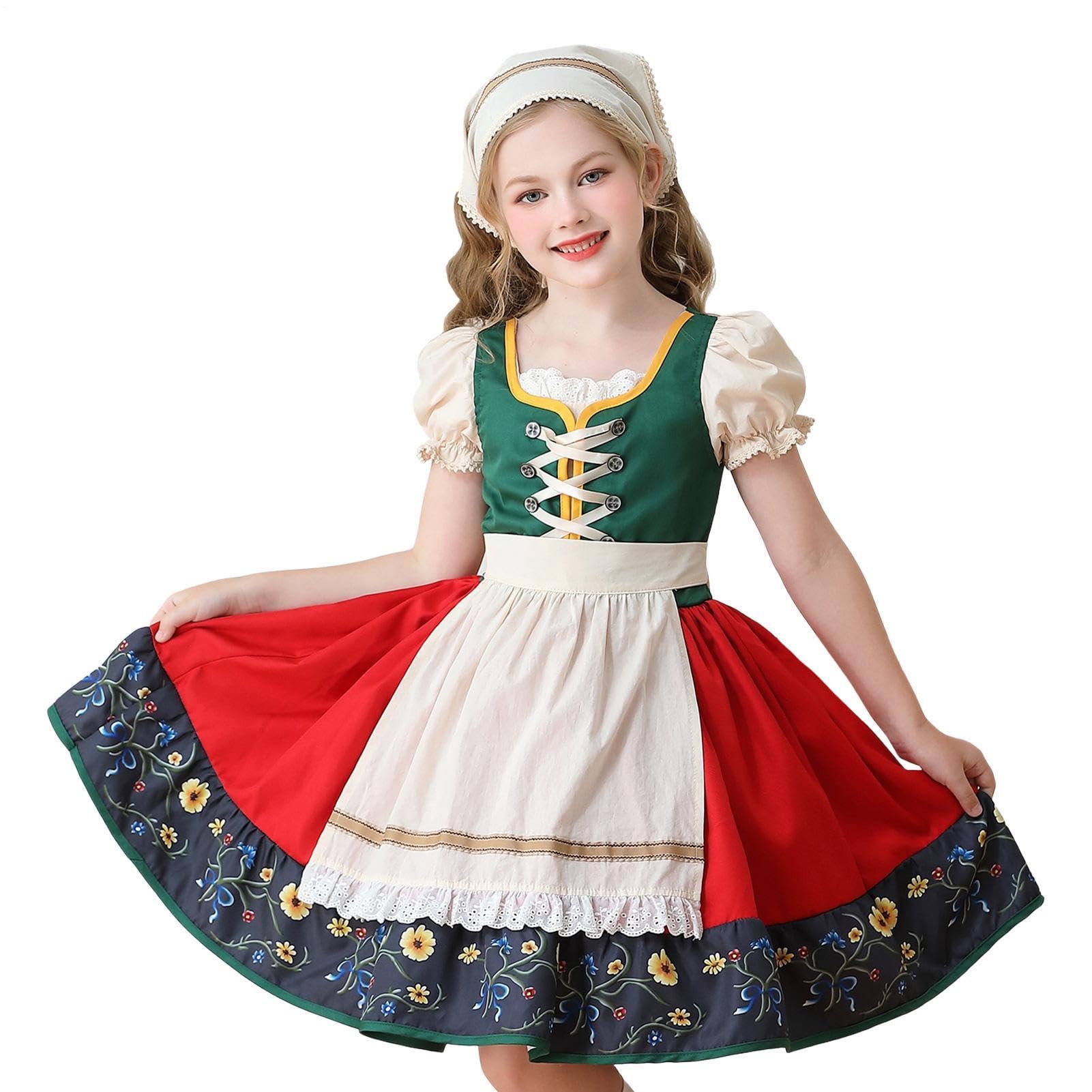 Ragazze Oktoberfest Costume - Abito cosplay Oktoberfest tedesco