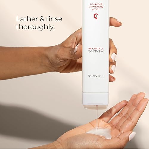 Miniatura 4 de LANZA Healing ColorCare - Champú preservador de color para cabello tratado con color protege y refresca el color del cabello mientras se cura champú