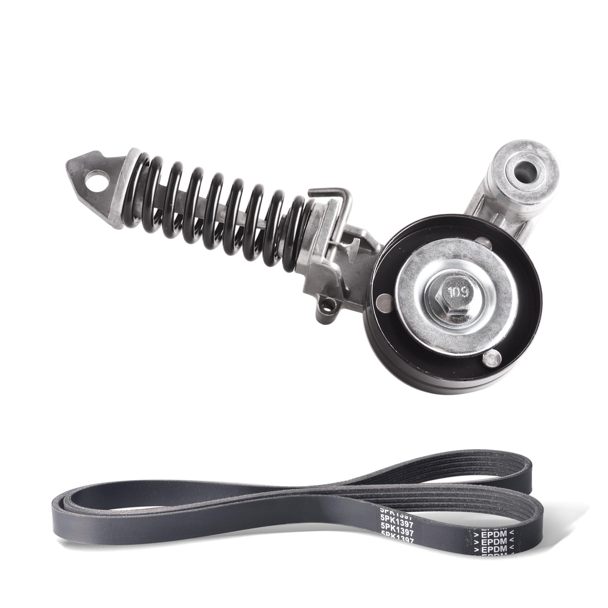 Drive Belt Tensioner Kit Compatible for Buick Encore 2013-2021, Chevy Cruze 2011-2016/Cruze Limited 2016/Sonic 2012-2020/Trax 2013-2022 Replaces