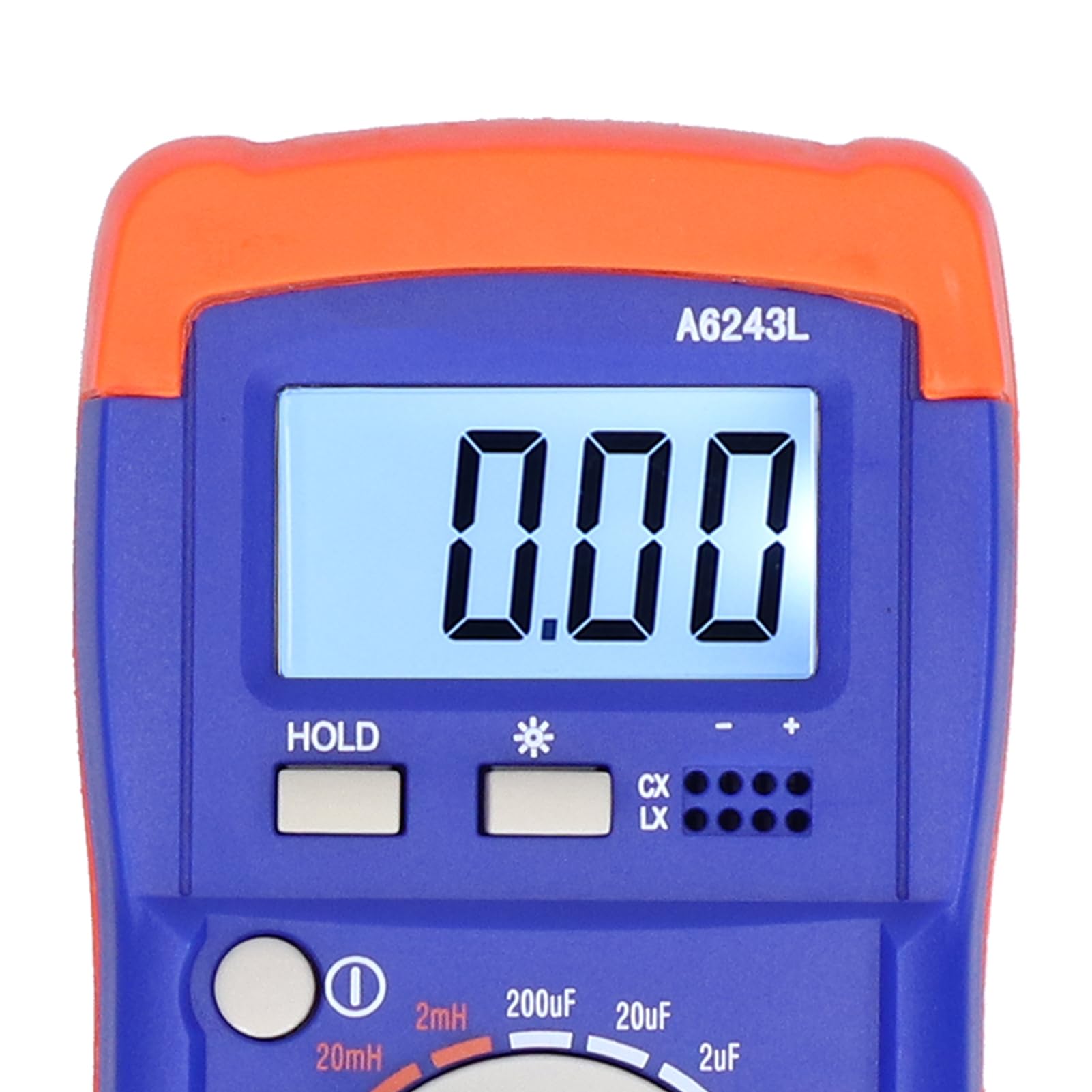 Fdit Probador de Capacitancia LCD, Medidor Digital A6243L Medidor de Inductancia Inteligente Medidor de Medición de Capacitor para Kits de Prueba (A6243L)
